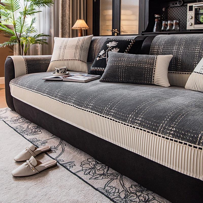 Подушка для дивана, всесезонная, универсальная, противоскользящая, премиальное ощущение, подходит для домашних животных и машинной стирки, ткань Snow Neale, противоскользящая и защита дивана