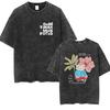 Funny Debi Tirar Mas Fotos DTMF Vintage Washed TShirt Bad Bunny Album  Merch TShirts Men Women Harajuku Oversized T Shirt