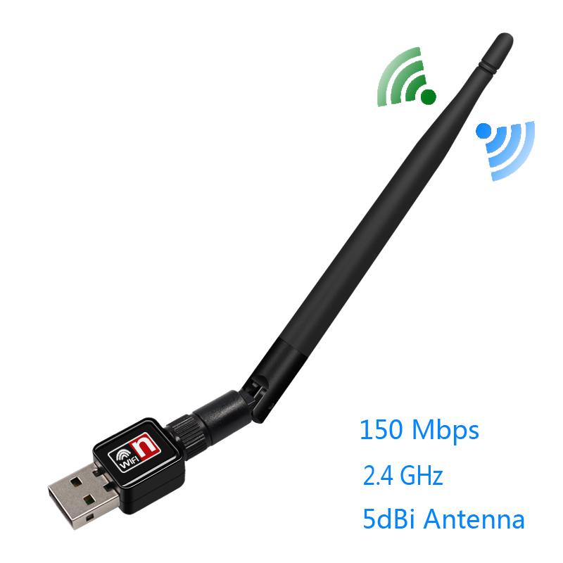 WiFi USB Adapter 150mbps Wifi Antenna 802.11n Long Distance USB WiFi Receiver Ethernet Network Card