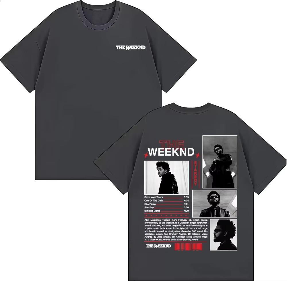 2026 Newest Album Cover T Shirts Men's Clothes Bathroom Punk Hip-hop T-shirt Pure Cotton Short-sleeved T-shirt Y2k Clothes