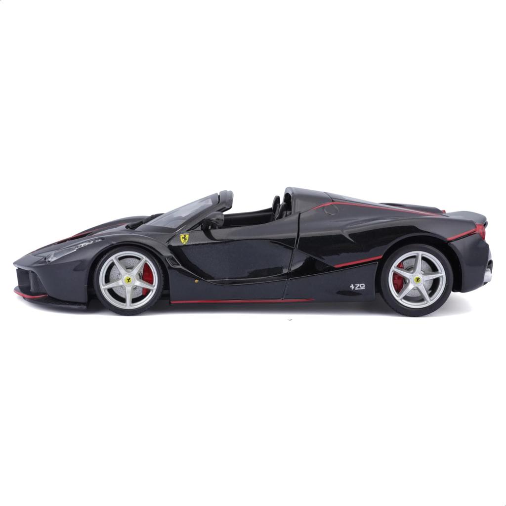 Bburago 1/24 Ferrari LaFerrari Aperta Черный / Литая модель автомобиля Готовая к демонстрации 18-26022 BK