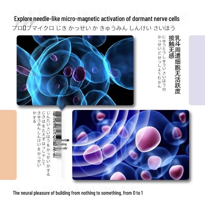Массажер и десенсибилизатор для сосков для мужчин и женщин - Идеально подходит для тренировки оргазма, сенсорных игр и незаметного ношения.