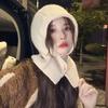 Balaclava Hat Korean Fashion Autumn and Winter Knitted Hat Fashionable Warm Neck Cover Bag Head Hat Wool Hat Neck Protection