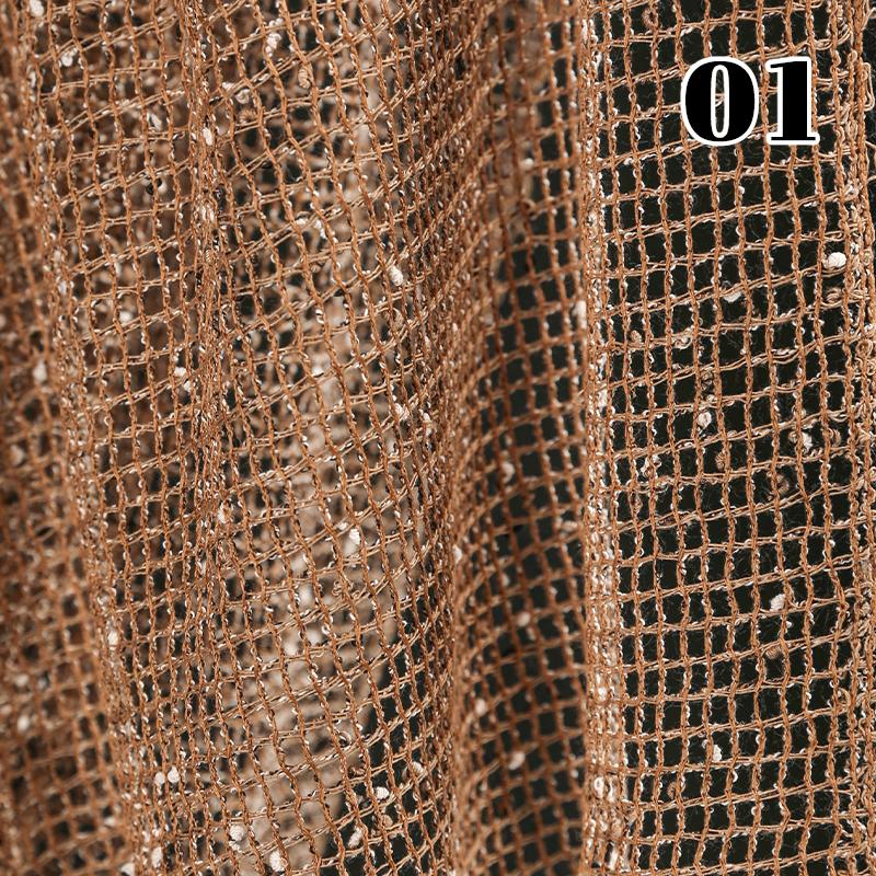 50x140 см Сетчатая ткань с вырезами, прозрачная, с текстурой частиц, для DIY, винтажных платьев, одежды, шитья, дизайнерская ткань