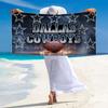 Dallas Cowboys Logo Print Beach Towel, Large Soft Quick Dry Towel for Beach Camping Swimming