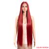 FASHION IDOL 38 inch Straight Lace Wigs Synthetic Long Straight Hair T Part Lace Wigs Ombre Blonde Brown Cospaly Wigs For Woman