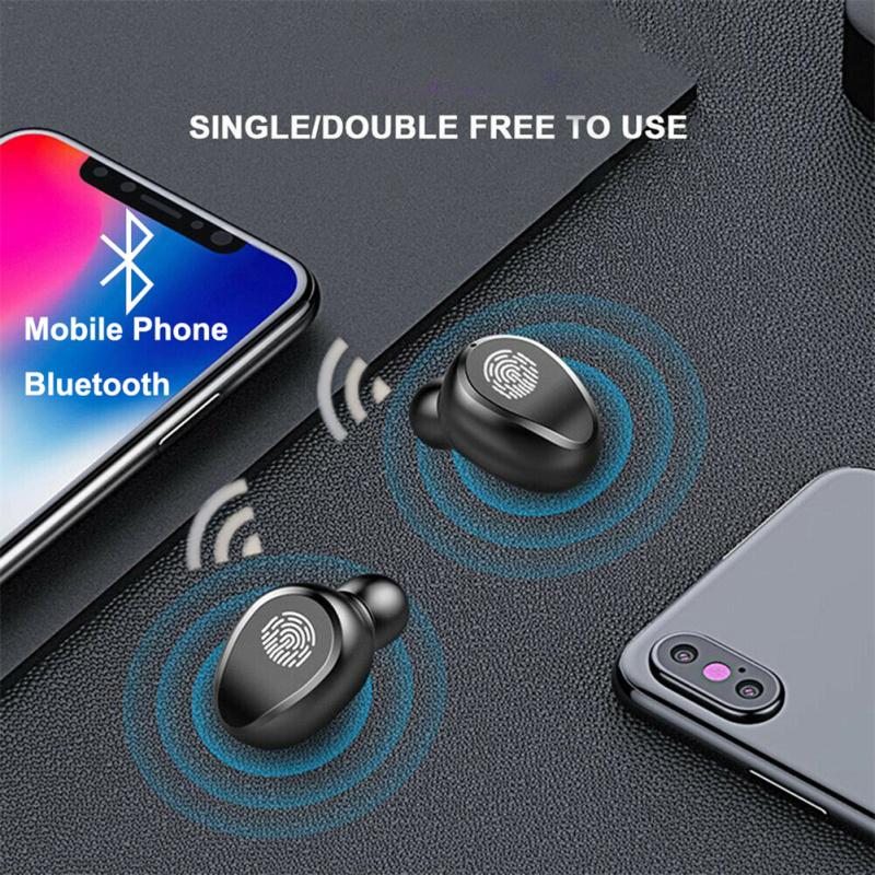 F9 Tws Bluetooth-compatible 5.0 Earphone Wireless Headphone Stereo Mini Headset Sports Earbuds With