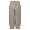Women's Wide Leg Pants Linen Loose Pants Summer Casual Solid Color Cropped Pants With Pockets