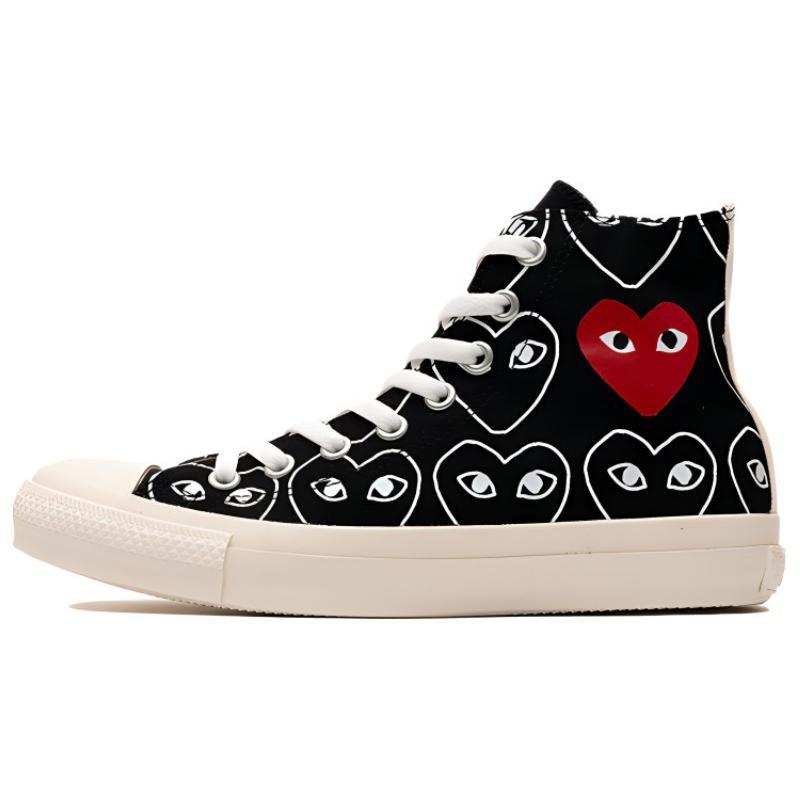 Converse Cdg X Chuck Taylor All Star Multi Heart 'Черно-белый' 168982C