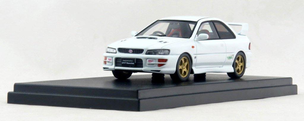 Привет история SUBARU IMPREZA WRX typeR STI VersionV Чисто белый готовый продукт 1/43 (1998)