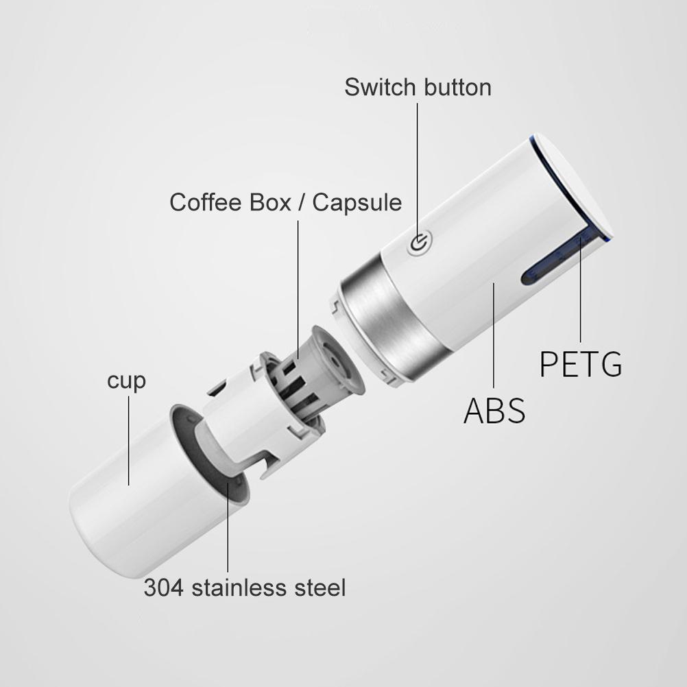 Portable Espresso Machine USB Coffee Maker Small Travel Coffee Machine