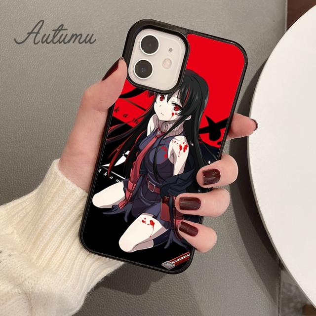 Чехол для телефона Akame Ga Kill Anime для iPhone 11 12 13 14 Pro Max mini X XR XS SE 2020 6S 7 8 Plus Samsung Galaxy S21 S22
