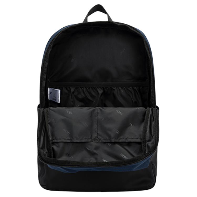 New Anta Polyester Backpack Unisex Dark Blue 192537151-2