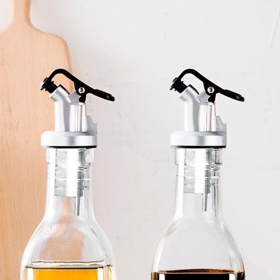 Пробка для бутылки с маслом, герметичная, с носиком для заливки масла, с защитой от проливания, автоматическая система для заливки масла для кухни, ресторана, бара