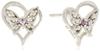 Серьги с мотивом «Бабочка» из серебра 925 пробы SAUA0238 XV [Anna Sui]