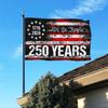 Флаг США к 250-летию, садовый флаг для украшения