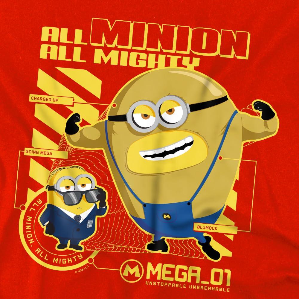 Despicable Me 4 Childrens/Kids Minion Blueprint T-Shirt