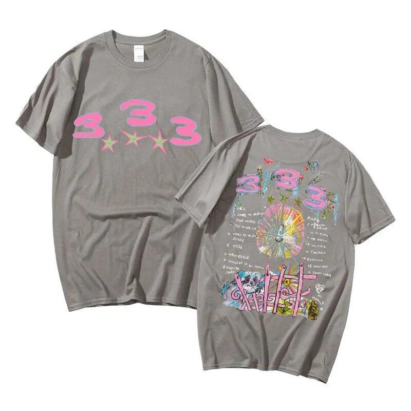 Bladee 333 Hip Hop Oversized Trend Skate Drain Gang Футболка Harajuku Футболка унисекс Унисекс Женская мода Повседневные футболки с короткими рукавами