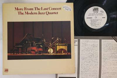 Виниловая пластинка MODERN JAZZ QUARTET More From The Last Concert P7533APROMO ATLANTIC 1977 Япония Джаз Б/У