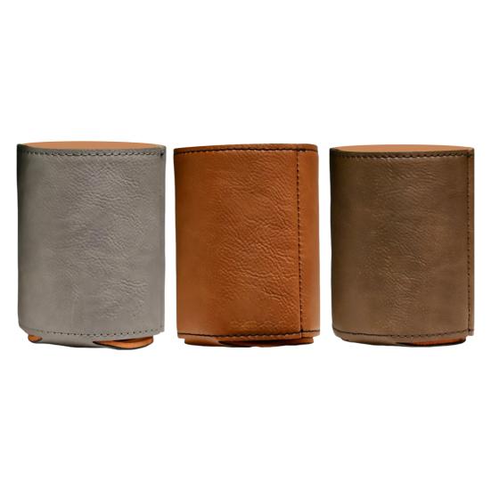 Beer Bottle Cover for Dad Faux Leather Sleeve Keeps Beverages Cold Great Gift for Father's Day Birthday or Any Special Occasion