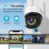 8MP 4K IP Camera 5MP Speed Dome Auto Tracking PTZ Camera Smart Home Outdoor Wireless WIFI Camera Surveillance Monitor iCsee