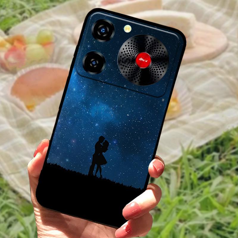 For ZTE Nubia Music Case Shockproof TPU Silicon Black Bumper Cover For ZTE Nubia Music Phone Cases Cute Back Cover Fundas Capa