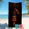 Beach Towel with Galatasaray Sk logo Pattern - soft,absorbent,machine washable Lightweight&Modern,swimming,Travel Essentials