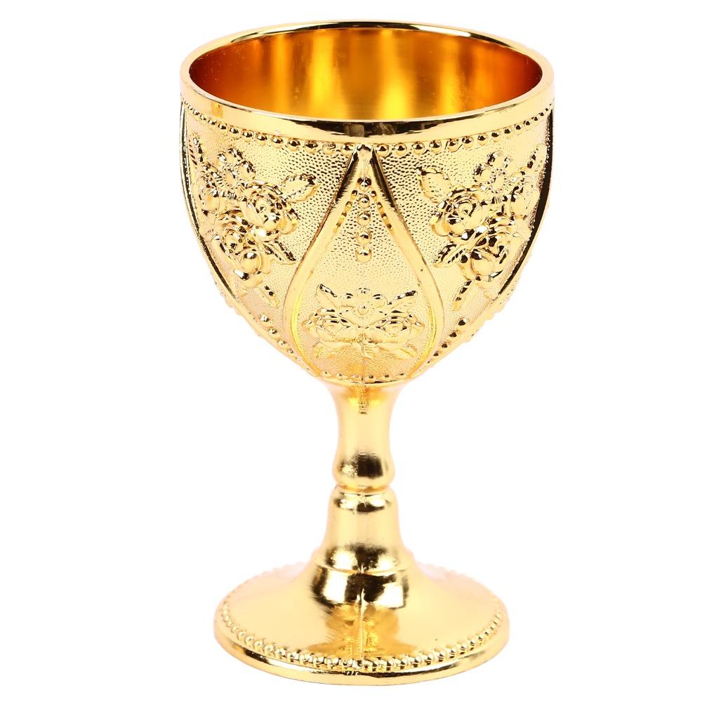 Zinc Alloy Wine Glass Gold Chalice Goblet Goblets & Chalices Shot Glass For Wedding