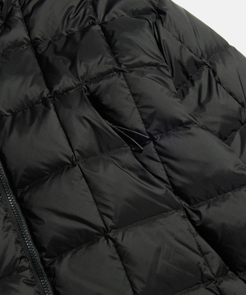 Espionage Hooded Light Down Jacket Black