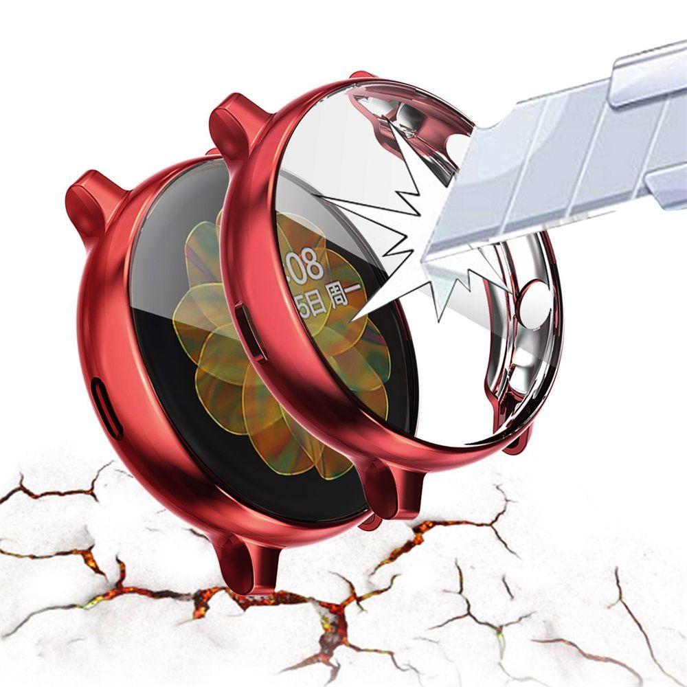 thin Full Cover Soft For Samsung Galaxy Watch Active 2 Screen Protector TPU Watch Case Electroplate