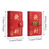 PU Leather Envelop Savings Challenges Book God of Wealth Style Cash Budget Notebook  Money Planners