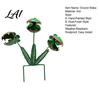 Metal Piranha Garden Stake Venus Flytrap Stake Carnivorous Plant Yard Art Ornament Funny Creative Gardening Gift for Enthusiasts Outdoor Lawn Patio