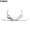 Front Bottom Bumper Cover Trim For Toyota Sienta 2016 2017 2nd Ge XP170 Chrome Car Head Fog Light Lamp Bezel Trims Accessories