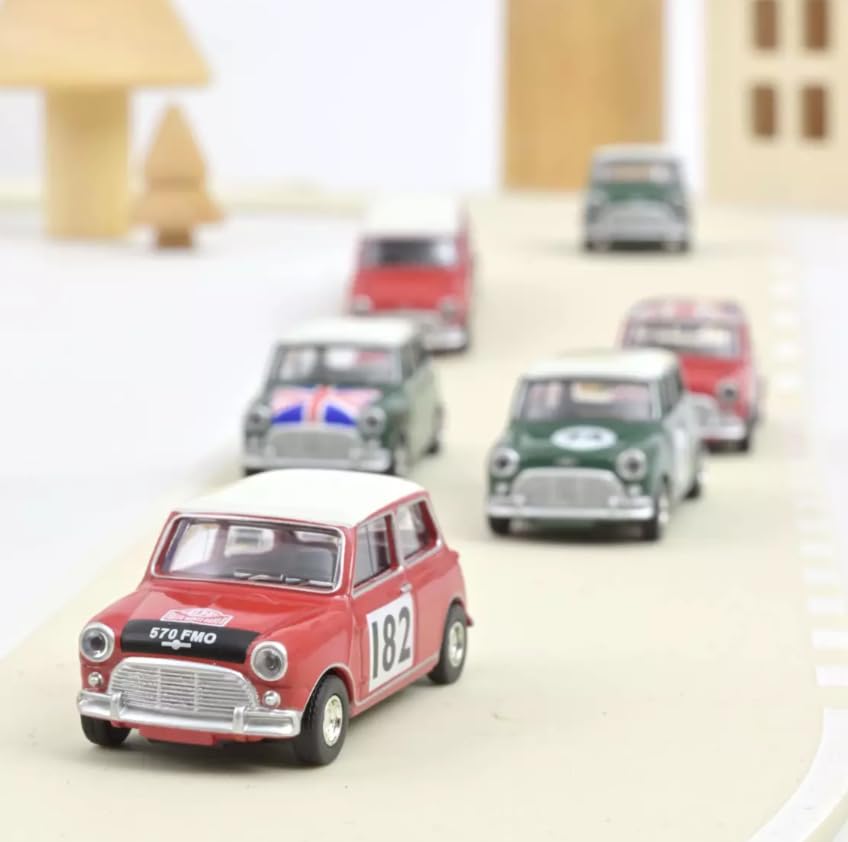 NOREV Mini Cooper S 1/54 Scale Diecast Model Car, Monte Carlo Rally 1964, N182 [Imported]