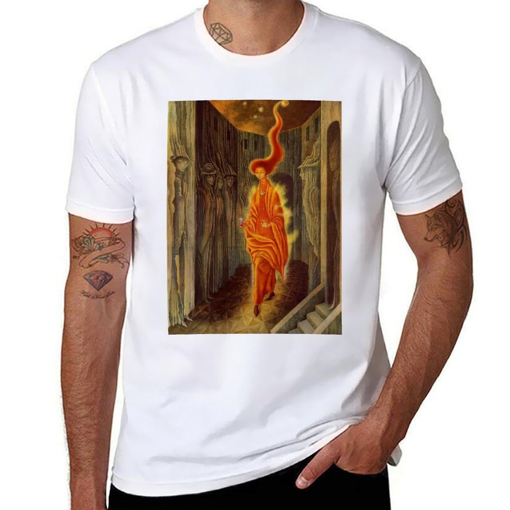 The Call By Remedios Varo TShirt Soft Basic Cotton Short Sleeve Tee TShirt
