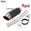 For YAMAHA YZF R6 YZF-R6 1998 - 2005 Motorcycle Exhaust Escape Modified Middle Link Pipe Connect Moto Muffler With DB Killer