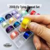 Egret Fly 200D Fly Tying Thread Set - 25 Colors for Lure and Fly Fishing
