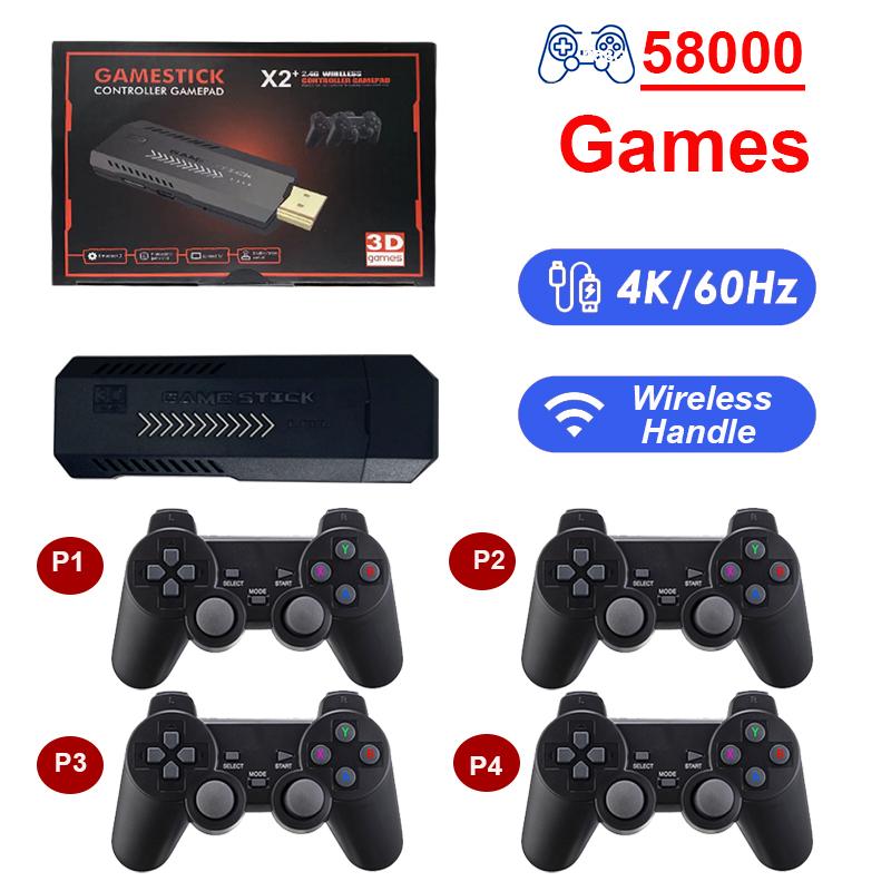 58000 Game 256G GD10 Pro GD20 Видео Игровая Консоль 2.4G Двойной Беспроводной Контроллер Игровая Палка 4K 30000 Игр 64 ГБ 128 ГБ Ретро Игра