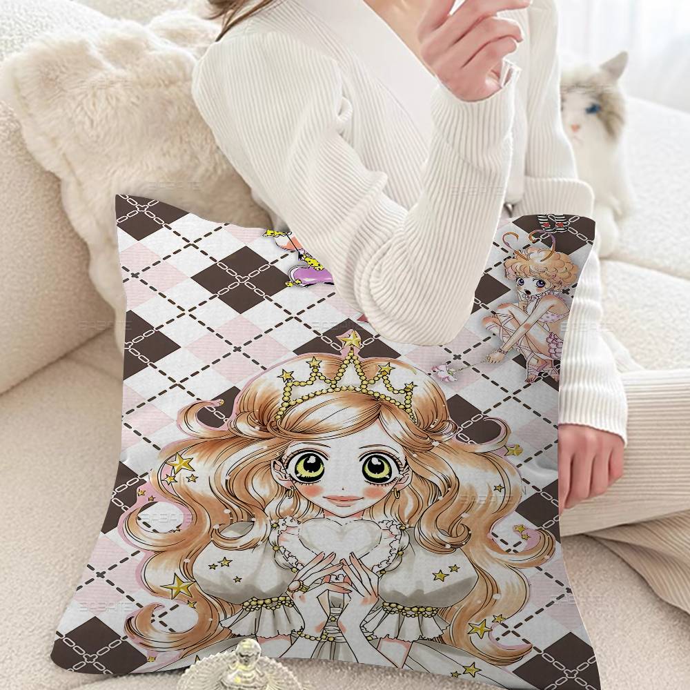 Аниме Сахарный сахар Руна Наволочка Полиэстер Подушки для дивана Декоративные накидные подушки Украшение дома Наволочка