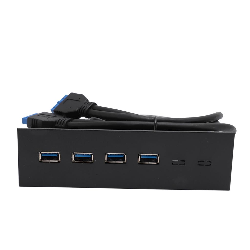 USB 3.0 Front Panel Hub 5.25in 4 Ports 5Gbps Stable Plug and Play Optical Drive Front Panel for