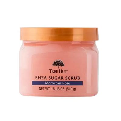 Сахарный скраб Tree Hut Shea с марокканской розой 510 г