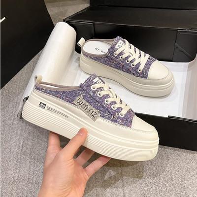 Модные женские тапочки на платформе, уличная обувь для женщин, мюли, сандалии, толстые шлепанцы с ремешком, уникальная повседневная водонепроницаемая обувь, тренд 2024