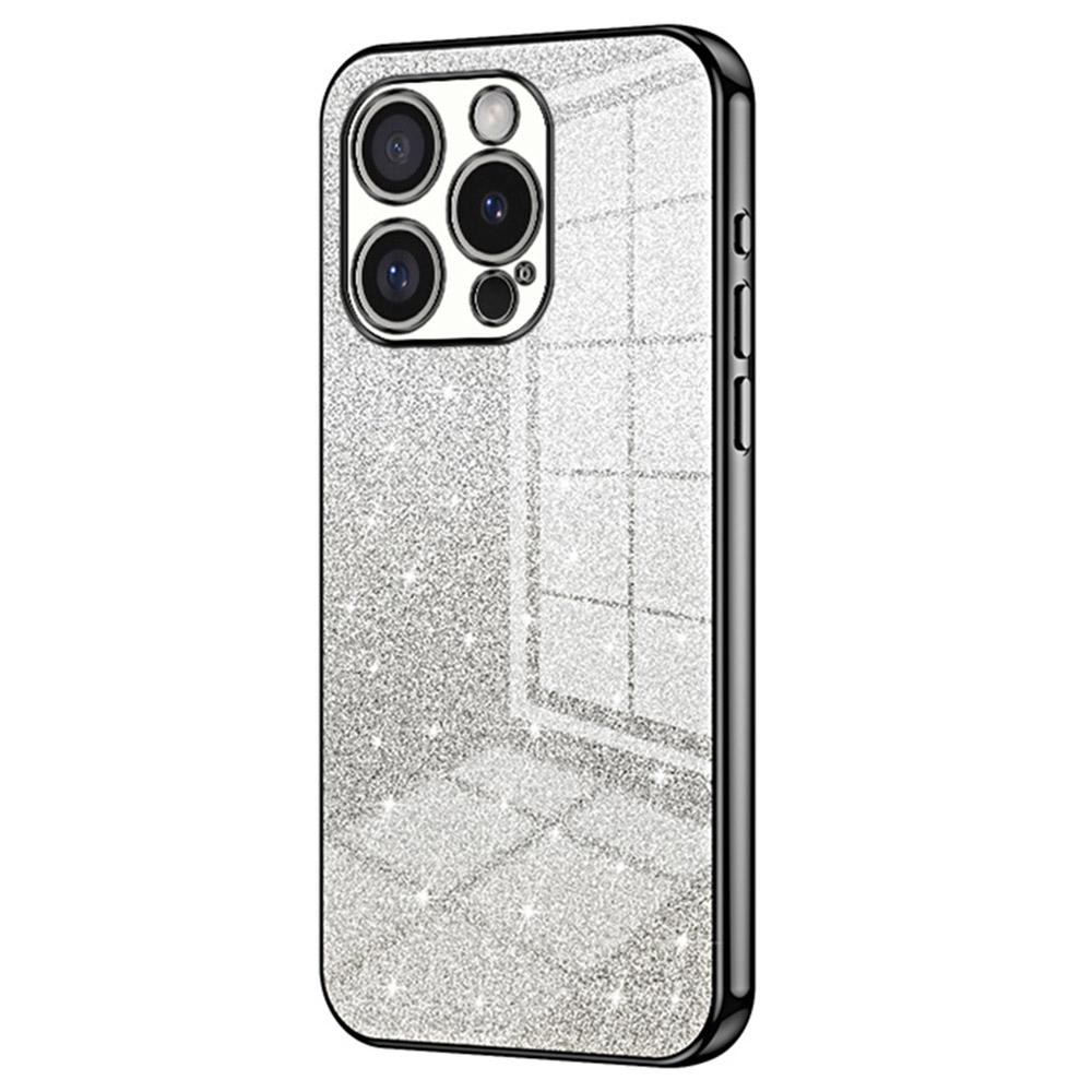 Для iPhone 16 Pro Чехол Гальваническое покрытие Градиент Блестящий ТПУ Чехол для телефона