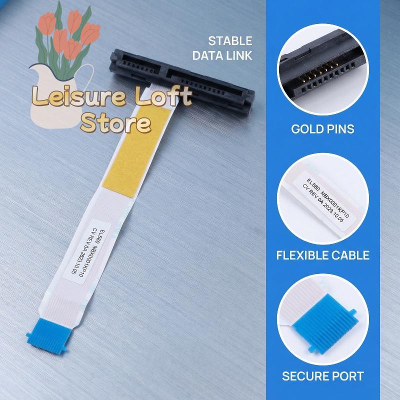 ThinkPad L580 EL580 L590 HDD Cable Fast Speed SATA Hard Drive Connector Easy Installation Laptop Repair Parts