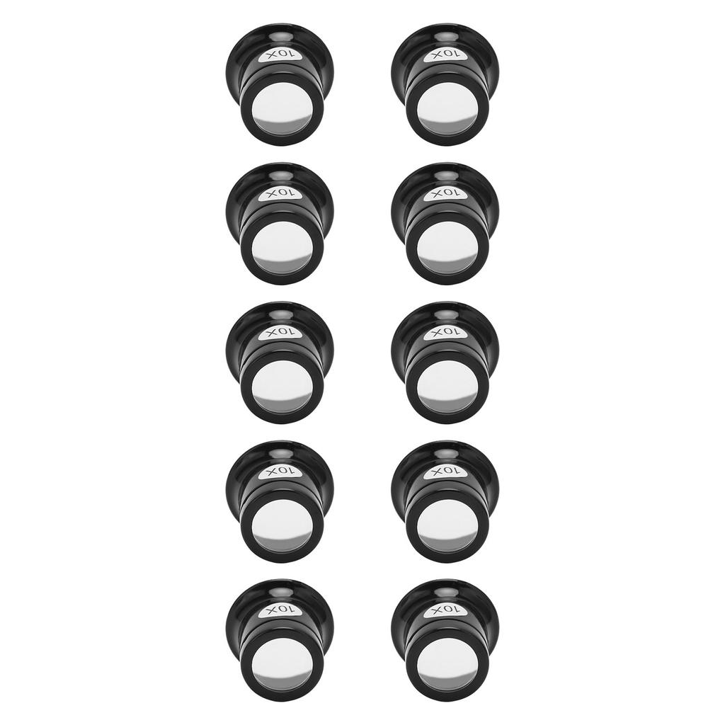 10PCS 10X Watchmaker Loupe Profession Optical Lens Portable Jewelers Loupe 10X Eyepiece for Watch