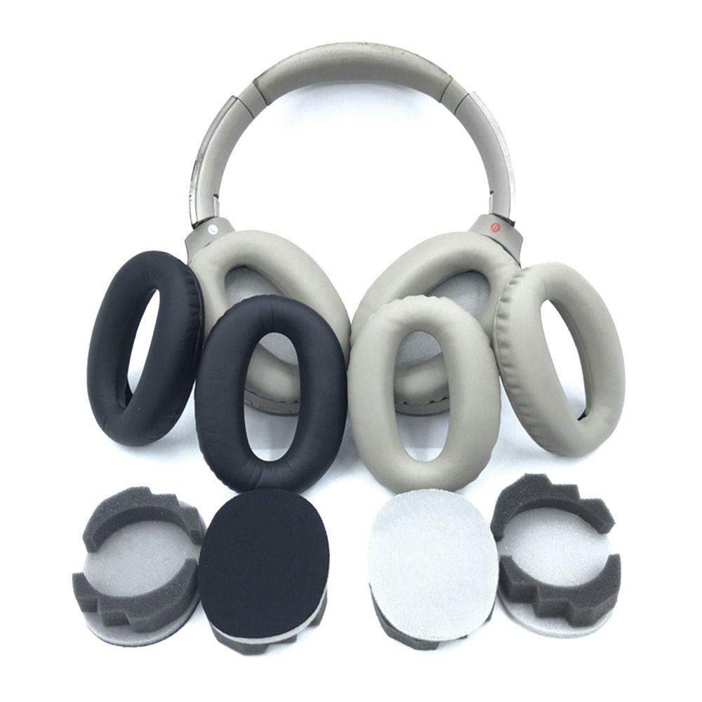 Белковые кожаные амбушюры, мягкий чехол для наушников Sony MDR-1000X WH-1000XM2, аксессуары для наушников
