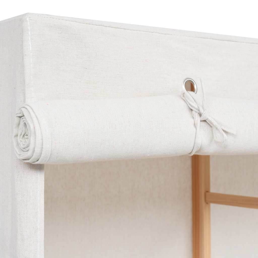 3 Tier Wardrobe 110 x 40 x 170 cm