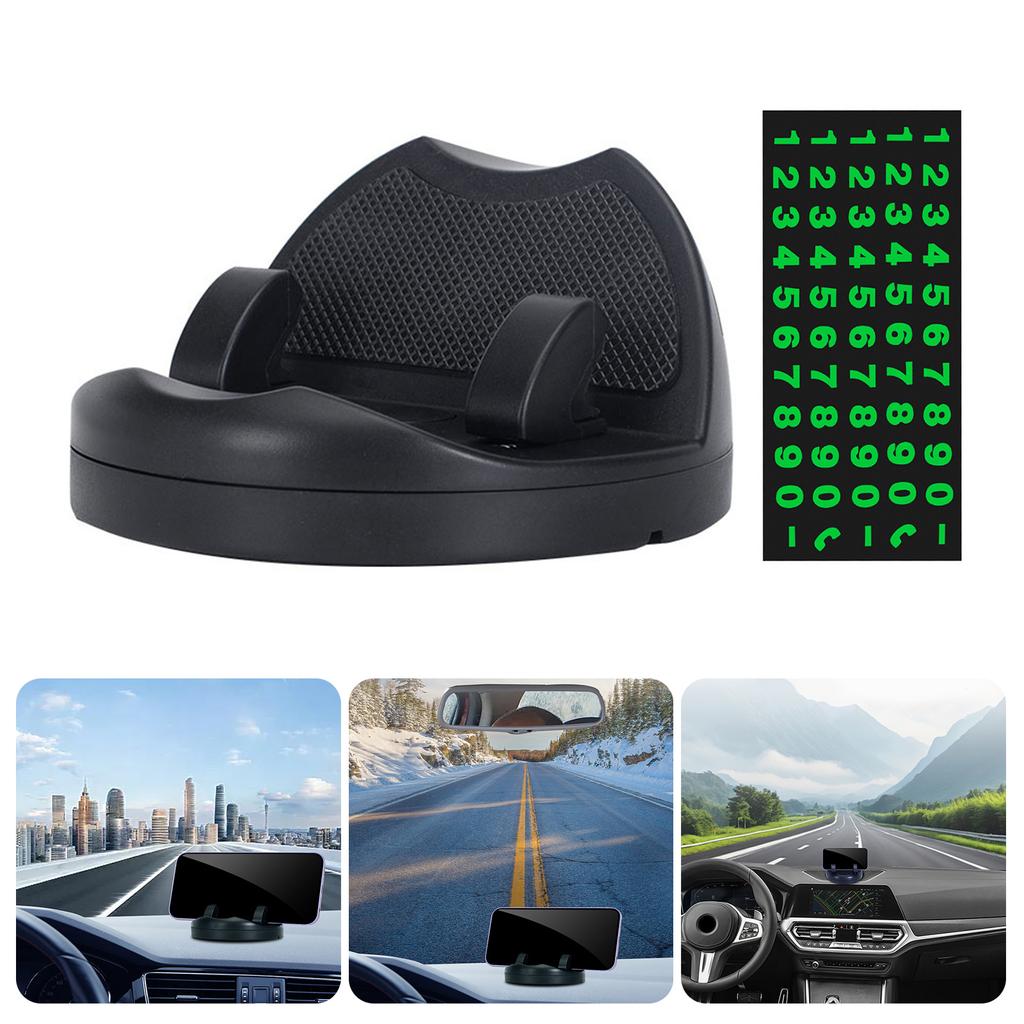 Портативный автомобильный держатель с табличкой для временной парковки, универсальный держатель для телефона в автомобиль, улучшения для удобного использования на парковках