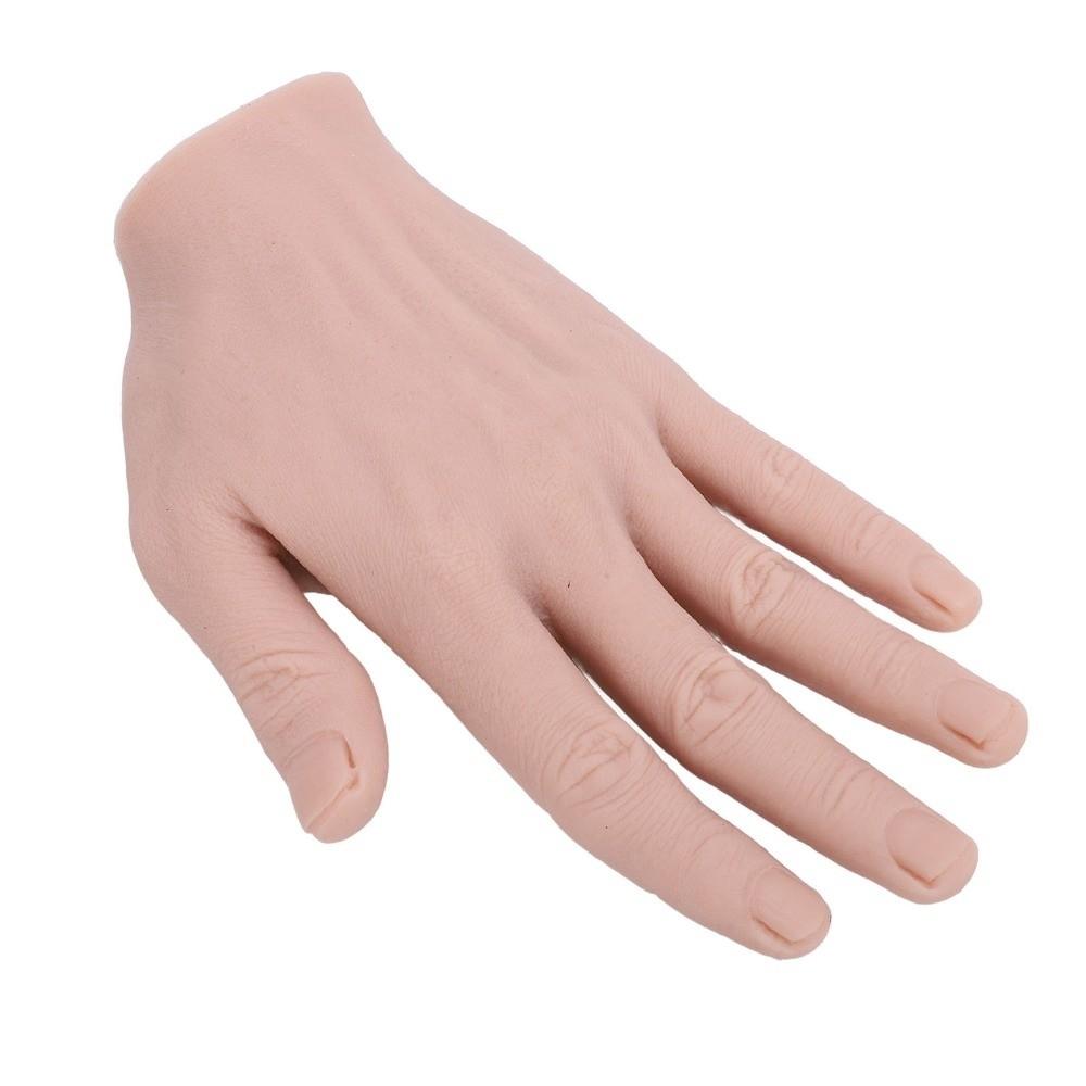 Silicone Tattoo Practice Hand Flexible Reusable Hand Model Bendable Artificial Hand Beginners