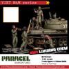 Paracel Miniatures Current North Vietnamese Tank Crew Ammunition Supply Work Set Resin Unpainted Kit BVN3521 1/35 (НВА) (5 кусков) (люди)